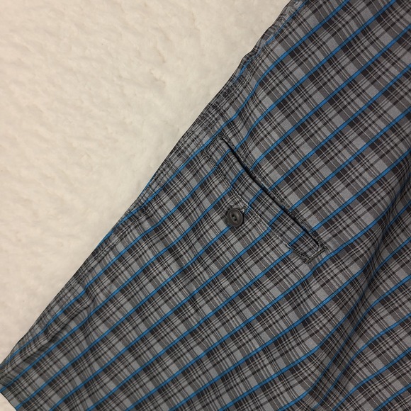 The North Face Shorts Mens 40 Blue Dark Gray 10" Inseam Casual Performance Tech - Picture 11 of 14